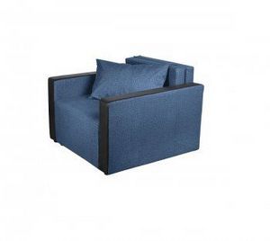 Кресло-кровать Милена с подлокотниками Синий в Троицке - troick.ok-mebel.com | фото 1