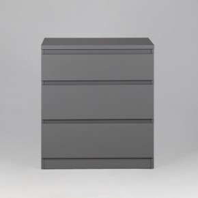 2.03.02.060.4 КАСТОР комод 3 ящика RU серый в Троицке - troick.ok-mebel.com | фото 2