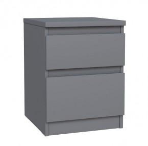 2.03.03.050.4 КАСТОР тумба 2 ящика RU серая в Троицке - troick.ok-mebel.com | фото