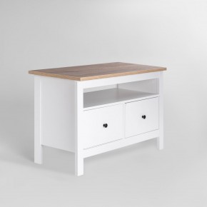 2.08.03.080.14 САГА тумба 2 ящика белая/ясень RU в Троицке - troick.ok-mebel.com | фото