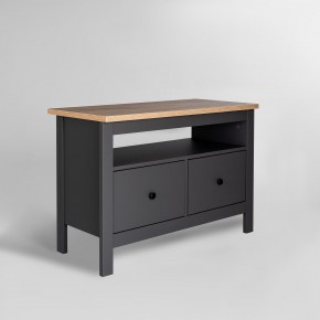 2.08.03.080.15 САГА тумба 2 ящика серая/ясень RU в Троицке - troick.ok-mebel.com | фото