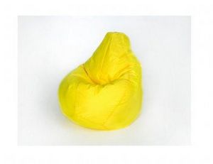 Кресло-мешок Груша большое желтое в Троицке - troick.ok-mebel.com | фото 1