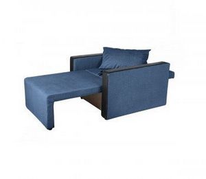 Кресло-кровать Милена с подлокотниками Синий в Троицке - troick.ok-mebel.com | фото 3