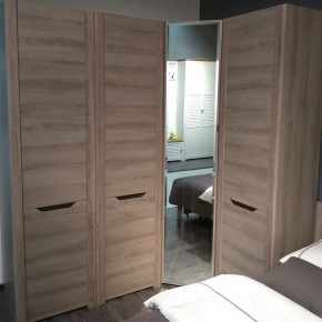 АФИНА А12 Шкаф для одежды и белья Ясень Таормина в Троицке - troick.ok-mebel.com | фото 2
