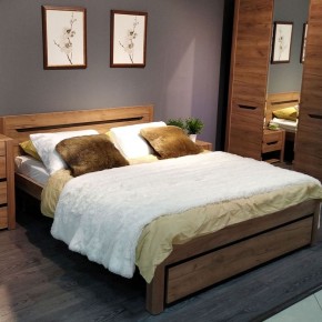 АФИНА А3 Кровать 1600 (крафт) в Троицке - troick.ok-mebel.com | фото 4