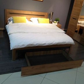 АФИНА А3 Кровать 1600 (крафт) в Троицке - troick.ok-mebel.com | фото 5