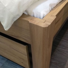 АФИНА А3 Кровать 1600 (крафт) в Троицке - troick.ok-mebel.com | фото 7