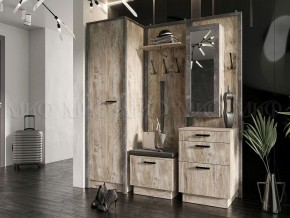 АМЕЛИ Прихожая (Дуб Юкон/Бетон темный) в Троицке - troick.ok-mebel.com | фото