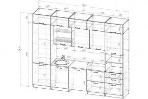 АНТИКА Кухонный гарнитур Экстра 5 (3000 мм) в Троицке - troick.ok-mebel.com | фото 2