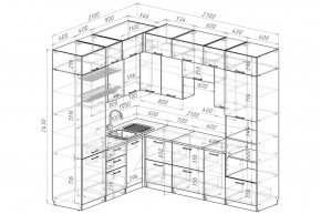 АНТИКА Кухонный гарнитур Гранд Прайм (2100*2700 мм) в Троицке - troick.ok-mebel.com | фото 2