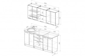 АНТИКА Кухонный гарнитур Макси 2 (1800 мм) в Троицке - troick.ok-mebel.com | фото 2