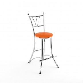 Барный стул Трилогия оранжевый-843 в Троицке - troick.ok-mebel.com | фото