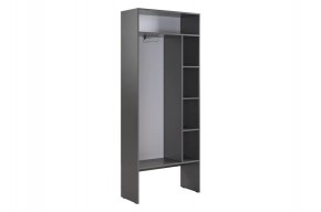 БАСКО Прихожая К1 (графит) в Троицке - troick.ok-mebel.com | фото 7