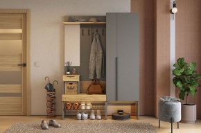 БАСКО Прихожая К2 (графит) в Троицке - troick.ok-mebel.com | фото