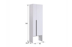 БАСКО Прихожая К8 (белое дерево) в Троицке - troick.ok-mebel.com | фото 3