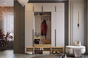 БАСКО Прихожая К9 (кашемир) в Троицке - troick.ok-mebel.com | фото 2