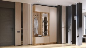 БАВАРИЯ Прихожая (дуб вотан/кашемир) в Троицке - troick.ok-mebel.com | фото