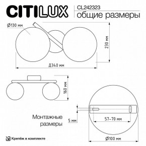 Бра Citilux Ronny CL242323 в Троицке - troick.ok-mebel.com | фото 9