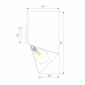 Бра Eurosvet Enigma 70161/1 черный в Троицке - troick.ok-mebel.com | фото 6