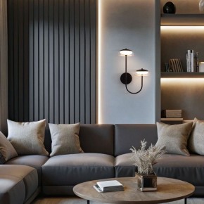 Бра Eurosvet Fungo 50388/2 LED черный в Троицке - troick.ok-mebel.com | фото 3