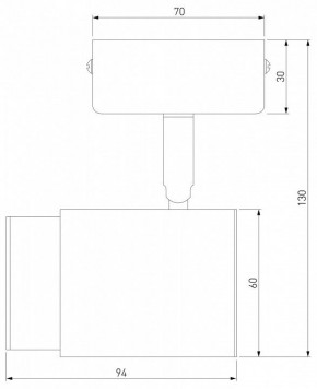 Бра Eurosvet Morgan 20124/1 белый/ черный в Троицке - troick.ok-mebel.com | фото 3