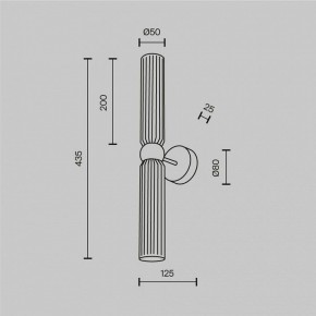 Бра Maytoni Antic MOD302WL-02GR1 в Троицке - troick.ok-mebel.com | фото 4