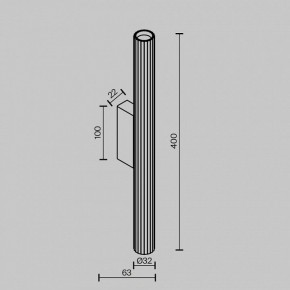Бра Maytoni Calipso C082WL-12W2.7K-B в Троицке - troick.ok-mebel.com | фото 4