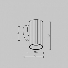 Бра Maytoni Calipso C106WL-01-GU10-B в Троицке - troick.ok-mebel.com | фото 6