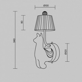 Бра Maytoni Senor Alpaca MOD377WL-L6W3K в Троицке - troick.ok-mebel.com | фото 9