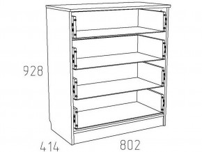 Детская Фанк Комод НМ 013.71-01 М в Троицке - troick.ok-mebel.com | фото 3