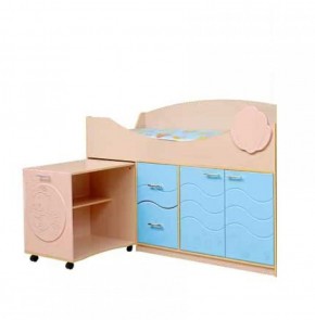 Набор мебели для детской Юниор -12.2 (700*1860) МДФ матовый в Троицке - troick.ok-mebel.com | фото 4