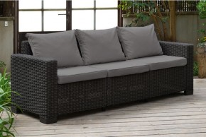 Диван Калифорния 3-х местный (California 3 Sofa), графит в Троицке - troick.ok-mebel.com | фото