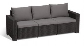 Диван Калифорния 3-х местный (California 3 Sofa), графит в Троицке - troick.ok-mebel.com | фото 2