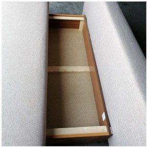 Диван-кровать Комфорт без подлокотников BALTIC AZURE (2 подушки) в Троицке - troick.ok-mebel.com | фото 6
