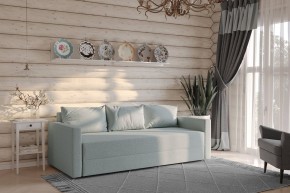 Диван-кровать Вало мятно-серый, ткань рогожка в Троицке - troick.ok-mebel.com | фото 2