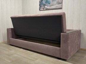 Диван Престиж-15 (НПБ+МДФ) велюр Sensey Elderberry в Троицке - troick.ok-mebel.com | фото 5