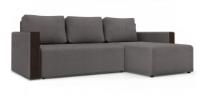Диван угловой Алиса 3 Vital DOVE  - Teos Dark Brown в Троицке - troick.ok-mebel.com | фото