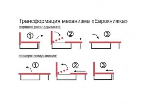 Диван угловой Алиса Bahama RED без подлокотников в Троицке - troick.ok-mebel.com | фото 4