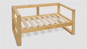 Диван угловой Д-4 Левый (Синий/Белый) в Троицке - troick.ok-mebel.com | фото 4