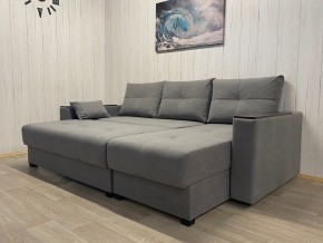 Диван угловой Комфорт-3 (НПБ+МДФ) велюр Galaxy Lite 26 в Троицке - troick.ok-mebel.com | фото 3