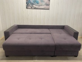 Диван угловой Комфорт-3 (НПБ+МДФ) велюр Monaco 8 в Троицке - troick.ok-mebel.com | фото 4