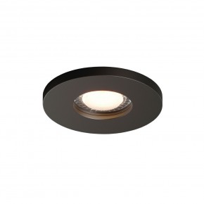 DK2036-BK Встраиваемый светильник влагозащ., IP 44, до 15 Вт, GU10, LED, черный, алюминий в Троицке - troick.ok-mebel.com | фото 3