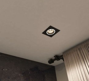 DK2061-BK Встраиваемый светильник IP 20, до 15 Вт, GU10, LED, черный, алюминий в Троицке - troick.ok-mebel.com | фото 4