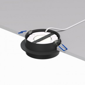 DK2090-BK Встраиваемый светильник FLAT, IP 20, до 15 Вт, GX53, LED, черный, алюминий в Троицке - troick.ok-mebel.com | фото 4
