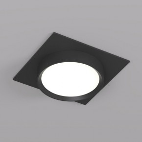 DK2091-BK Встраиваемый светильник FLAT, IP 20, до 15 Вт, GX53, LED, черный, алюминий в Троицке - troick.ok-mebel.com | фото