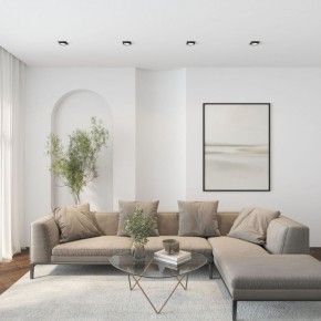 DK2091-BK Встраиваемый светильник FLAT, IP 20, до 15 Вт, GX53, LED, черный, алюминий в Троицке - troick.ok-mebel.com | фото 5