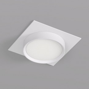 DK2091-WH Встраиваемый светильник FLAT, IP 20, до 15 Вт, GX53, LED, белый, алюминий в Троицке - troick.ok-mebel.com | фото 2