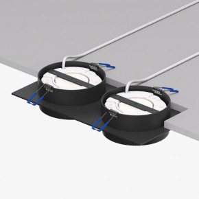 DK2092-BK Встраиваемый светильник FLAT, IP 20, до 15 Вт, GX53, LED, черный, алюминий в Троицке - troick.ok-mebel.com | фото 2