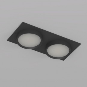 DK2092-BK Встраиваемый светильник FLAT, IP 20, до 15 Вт, GX53, LED, черный, алюминий в Троицке - troick.ok-mebel.com | фото 5