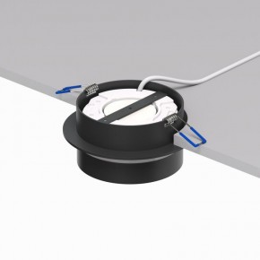 DK2100-BK Встраиваемый светильник NIKO, IP 20, до 15 Вт, GX53, LED, черный, акрил, алюминий в Троицке - troick.ok-mebel.com | фото 4